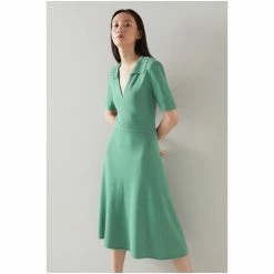 LK Bennett Julie Green Wool Organic Cotton Knitted Dress 9 LK Bennett Julie Green Wool Organic Cotton Knitted Dress -LK Bennett Shop unnamed file 1007