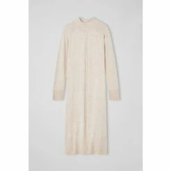 LK Bennett LKBennett Natural Bergen Oatmeal Merino-Blend Knitted Dress -LK Bennett Shop unnamed file 1021
