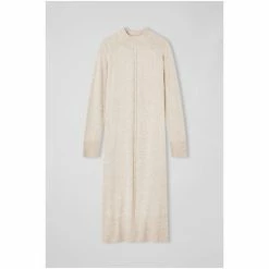 LK Bennett LKBennett Natural Bergen Oatmeal Merino-Blend Knitted Dress -LK Bennett Shop unnamed file 1022