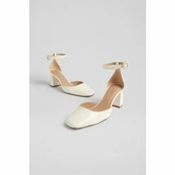 LK Bennett Darling White Patent Leather Pearl Buckle D'orsay Courts -LK Bennett Shop unnamed file 104