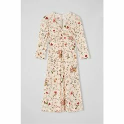 LK Bennett Gabrielle Camelia Cream Print Silk Midi Dress -LK Bennett Shop unnamed file 1076
