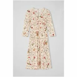 LK Bennett Gabrielle Camelia Cream Print Silk Midi Dress -LK Bennett Shop unnamed file 1077