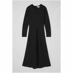 LK Bennett Womens Black Maria Jersey Fit And Flare Dress -LK Bennett Shop unnamed file 1088