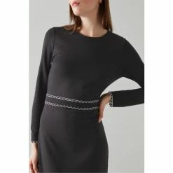 LK Bennett Eileen Black Jersey Shift Dress -LK Bennett Shop unnamed file 1091