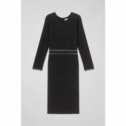 LK Bennett Eileen Black Jersey Shift Dress -LK Bennett Shop unnamed file 1092