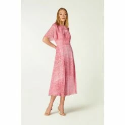 LK Bennett Elowen Delicate Animal Print Dress
