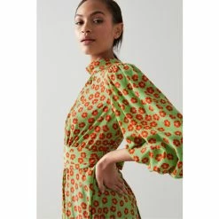 LK Bennett Green Tamara Mint And Red Blossom Print Silk Dress -LK Bennett Shop unnamed file 1127