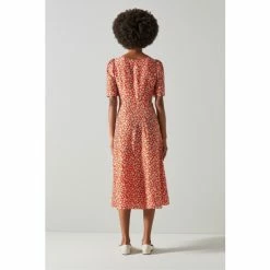 LK Bennett Julien Red Daisy Print Silk Dress -LK Bennett Shop unnamed file 1150