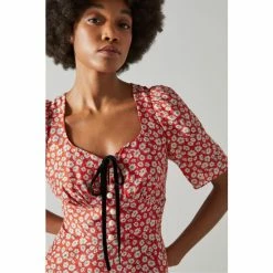 LK Bennett Julien Red Daisy Print Silk Dress -LK Bennett Shop unnamed file 1152
