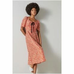 LK Bennett Julien Red Daisy Print Silk Dress -LK Bennett Shop unnamed file 1153