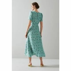 LK Bennett X Royal Ascot Boyd Silk Print Dress Blue -LK Bennett Shop unnamed file 1177