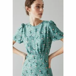 LK Bennett X Royal Ascot Boyd Silk Print Dress Blue -LK Bennett Shop unnamed file 1178