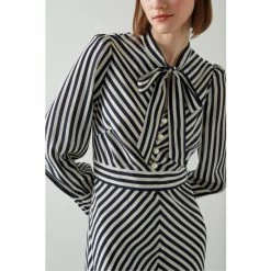 LK Bennett Marcellin Stripe Silk Dress Blue -LK Bennett Shop unnamed file 1188
