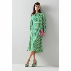 LK Bennett Marcellin Stripe Silk Dress Blue -LK Bennett Shop unnamed file 1191