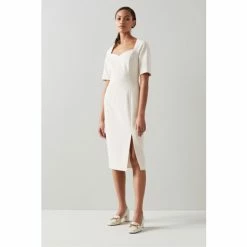 LK Bennett Lux Cream Crepe Shift Dress -LK Bennett Shop unnamed file 1194