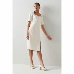 LK Bennett Lux Cream Crepe Shift Dress -LK Bennett Shop unnamed file 1196