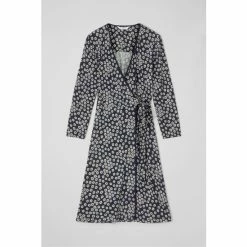 LK Bennett L.K.Bennett Blue Audrey Daisy Print Jersey Wrap Dress -LK Bennett Shop unnamed file 1205