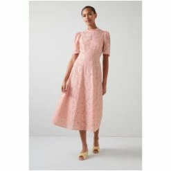 LK Bennett Pink Honor Cotton Broderie Anglaise Summer Dress -LK Bennett Shop unnamed file 1211