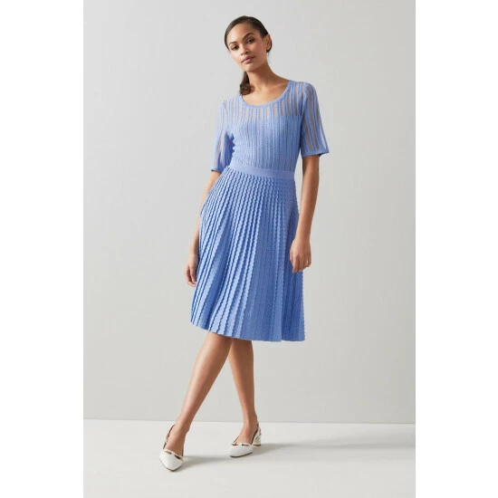 unnamed-file-1220.jpg LK Bennett X Royal Ascot Anna Blue Metallic Knitted Dress -LK Bennett Shop unnamed file 1220