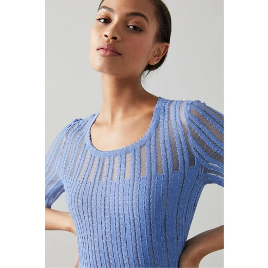 unnamed-file-1222.jpg LK Bennett X Royal Ascot Anna Blue Metallic Knitted Dress -LK Bennett Shop unnamed file 1222