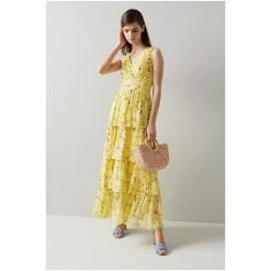 LK Bennett X Royal Ascot Bower Yellow Silk Apple Blossom Print Maxi Summer Dress 3 LK Bennett X Royal Ascot Bower Yellow Silk Apple Blossom Print Maxi Summer Dress -LK Bennett Shop unnamed file 1227
