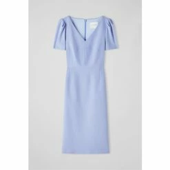 LK Bennett Blue Rebecca Lavender Crêpe Summer Shift Dress -LK Bennett Shop unnamed file 1239