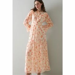 LK Bennett Red Florence Botanical Print Silk Maxi Dress 2 LK Bennett Red Florence Botanical Print Silk Maxi Dress -LK Bennett Shop unnamed file 1243