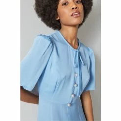 LK Bennett Montana Pale Blue Crepe Tea Dress -LK Bennett Shop unnamed file 1248
