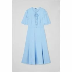 LK Bennett Montana Pale Blue Crepe Tea Dress -LK Bennett Shop unnamed file 1250