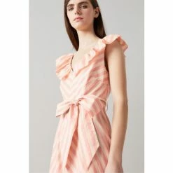 LK Bennett X Royal Ascot Pink Shenyu Cotton Candy Stripe Dress -LK Bennett Shop unnamed file 1273