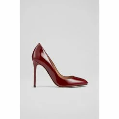 LK Bennett Ivone Red Patent Leather Round Toe Courts