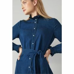 LK Bennett Blue Cecile Indigo Blue Chambray Shirt Dress -LK Bennett Shop unnamed file 1299