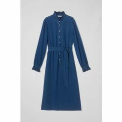 LK Bennett Blue Cecile Indigo Blue Chambray Shirt Dress -LK Bennett Shop unnamed file 1300
