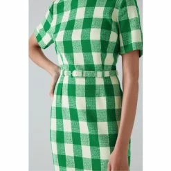 LK Bennett Blue Maren Green And Cream Large Check Dress -LK Bennett Shop unnamed file 1309