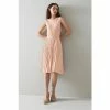 LK Bennett Andrea Pink Metallic Knitted Summer Dress