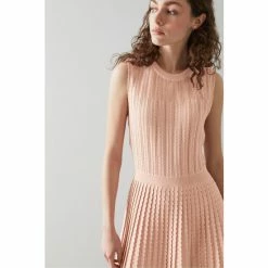 LK Bennett Andrea Pink Metallic Knitted Summer Dress 2 LK Bennett Andrea Pink Metallic Knitted Summer Dress -LK Bennett Shop unnamed file 1314