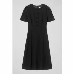 LK Bennett Rosalie Black Crepe Fit And Flare Dress -LK Bennett Shop unnamed file 1328