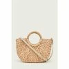 LK Bennett Martha Natural Raffia Cross-Body Bag