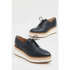 LK Bennett Blue Pembridge Leather Platform Shoes -LK Bennett Shop unnamed file 136