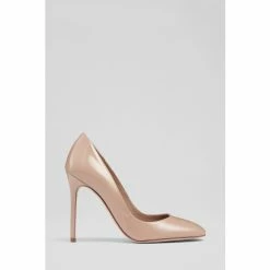 LK Bennett Ivone Trench Patent Leather Round Toe Courts