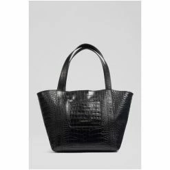 LK Bennett Adeline Black Croc-Effect Leather Large Tote Bag -LK Bennett Shop unnamed file 1389