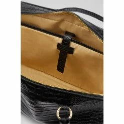 LK Bennett Jamie Croc Effect Leather Black Tote Bag -LK Bennett Shop unnamed file 1396