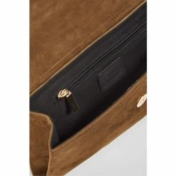 LK Bennett Dora Brown Suede Envelope Clutch Bag -LK Bennett Shop unnamed file 1401