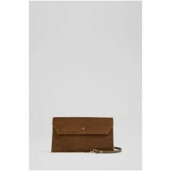 LK Bennett Dora Brown Suede Envelope Clutch Bag -LK Bennett Shop unnamed file 1402