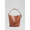 LK Bennett Cecilia Tan Brown Leather Bucket Bag
