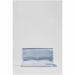 LK Bennett Blue Mason Ice Metallic Leather Clutch Bag -LK Bennett Shop unnamed file 1442