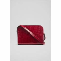 LK Bennett Red Patent Croc Effect Leather Cross-Body Bag -LK Bennett Shop unnamed file 1446