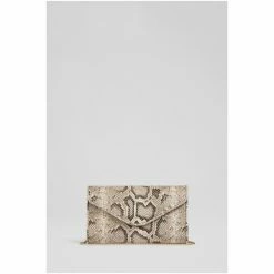LK Bennett Grey Dominica Snake Effect Leather Clutch Bag -LK Bennett Shop unnamed file 1455