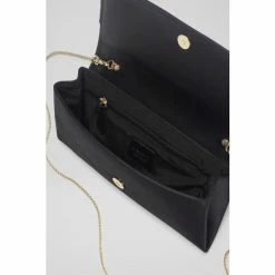 LK Bennett Catalina Black Satin Bow Detail Clutch -LK Bennett Shop unnamed file 1459
