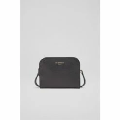 LK Bennett Marie Black Leather Cross-Body Bag